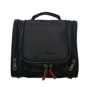 Robert Graham Black and Red Toiletry Bag